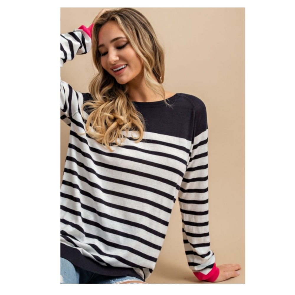 NWT light weight ee:some sweater - Picture 2 of 2